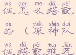 《原神》队伍怎么搭配的(原神队伍搭配推荐魈)