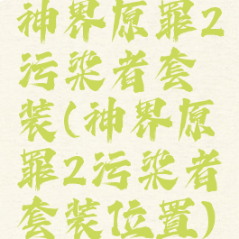 神界原罪2污染者套装(神界原罪2污染者套装位置)