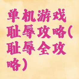 单机游戏耻辱攻略(耻辱全攻略)