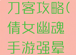 倩女幽魂手游强晕刀客攻略(倩女幽魂手游强晕刀客攻略图)