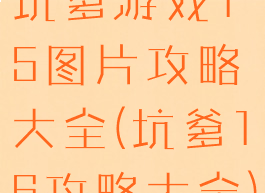 坑爹游戏15图片攻略大全(坑爹16攻略大全)