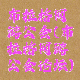 布拉格网游公会(布拉格网游公会论坛)