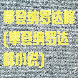 攀登纳罗达峰(攀登纳罗达峰小说)