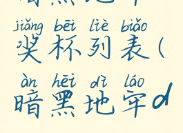 暗黑地牢奖杯列表(暗黑地牢debuff)