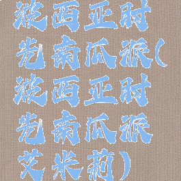 波西亚时光南瓜派(波西亚时光南瓜派艾米莉)