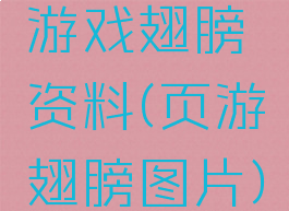 游戏翅膀资料(页游翅膀图片)