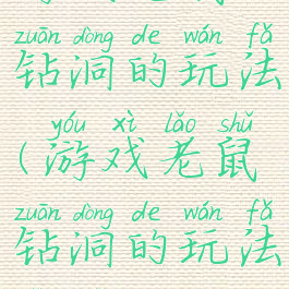 游戏老鼠钻洞的玩法(游戏老鼠钻洞的玩法有哪些)