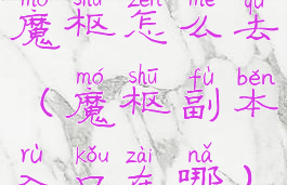 魔枢怎么去(魔枢副本入口在哪)