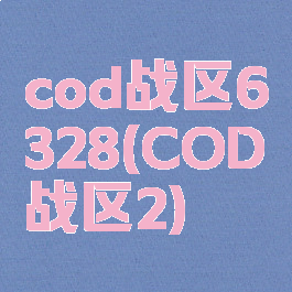 cod战区6328(COD战区2)