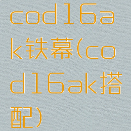 cod16ak铁幕(cod16ak搭配)