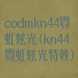 codmkn44霓虹炫光(kn44霓虹炫光特效)