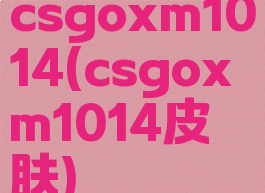 csgoxm1014(csgoxm1014皮肤)