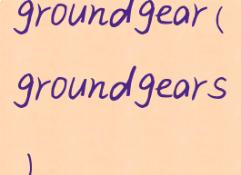 groundgear(groundgears)
