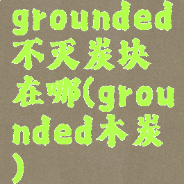 grounded不灭炭块在哪(grounded木炭)