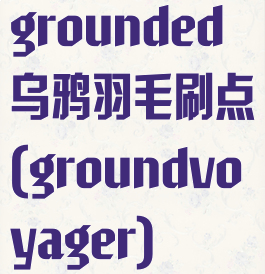 grounded乌鸦羽毛刷点(groundvoyager)