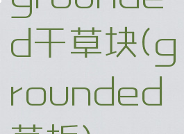 grounded干草块(grounded草板)