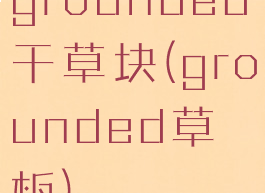 grounded干草块(grounded草板)