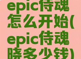 epic侍魂怎么开始(epic侍魂晓多少钱)