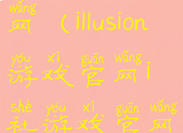 illusion游戏官网(illusion游戏官网i社游戏官网)