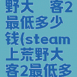 steam荒野大镖客2最低多少钱(steam上荒野大镖客2最低多少钱)