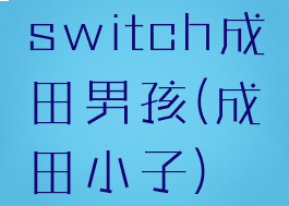 switch成田男孩(成田小子)