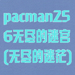 pacman256无尽的迷宫(无尽的迷茫)
